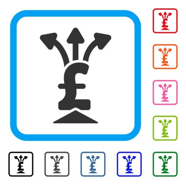 Simge Lirası toplayıcı çerçeveli