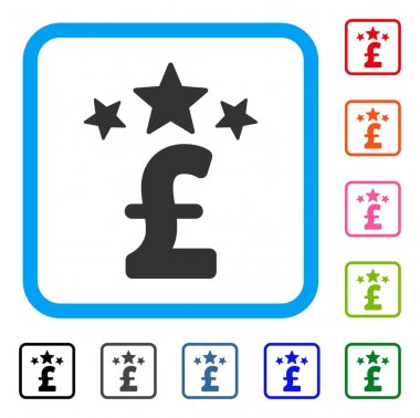 Lirası dünyasının yıldız simgesini çerçeveli