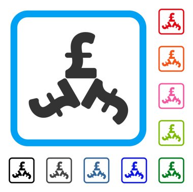 Simge Lirası Trinity çerçeveli