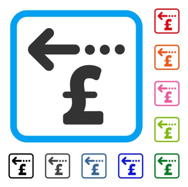 Geri ödeme Lirası simge çerçeveli