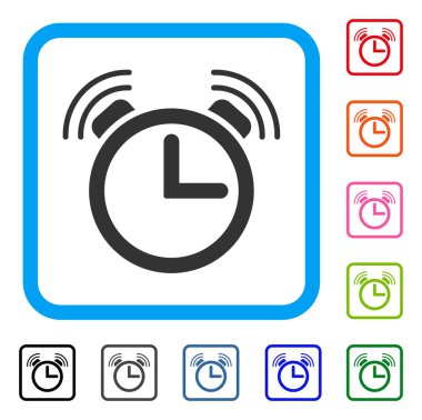 Çalar saat simgesi çerçeveli