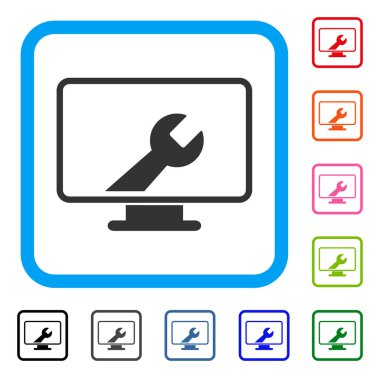 Masaüstü seçeneklerini simgesi çerçeveli