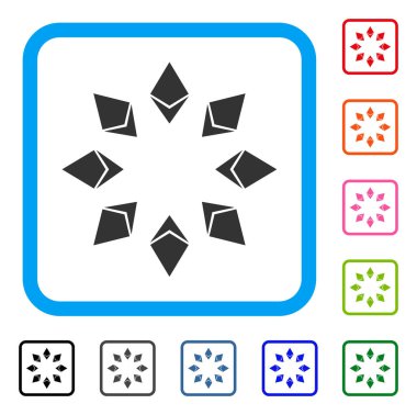 Simge Ethereum Radyal çerçeveli