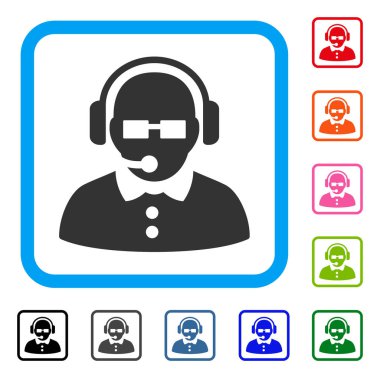 Kadın işleç simgesini çerçeveli