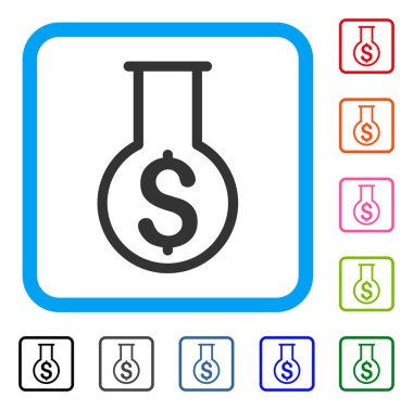 Mali simya simgesi çerçeveli