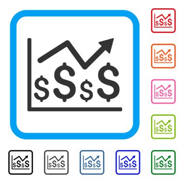 Mali grafik simge çerçeveli