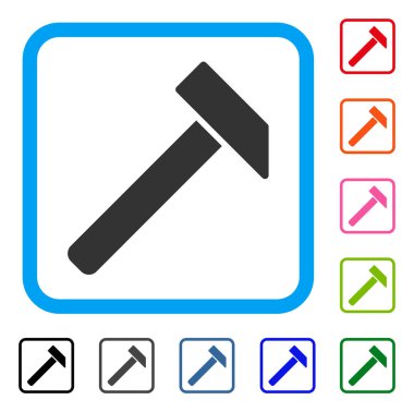 Çerçeveli simgesi çekiç