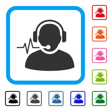 Operatör sinyal simgesi çerçeveli