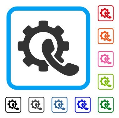 Telefon yapılandırma simgesi çerçeveli