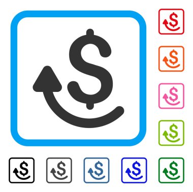 Çerçeveli simgesi ödemek