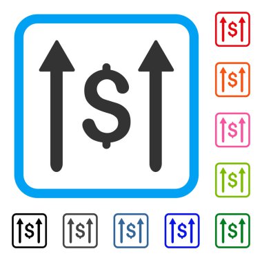 Para simgesi çerçeveli göndermek