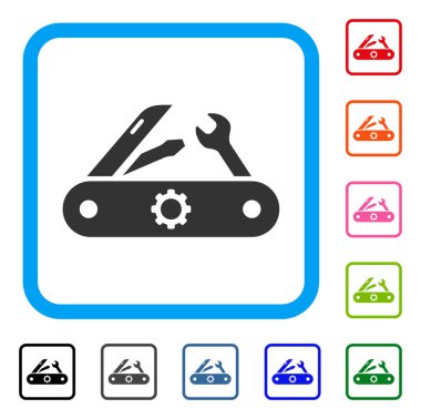 Swiss Knife simgesi çerçeveli