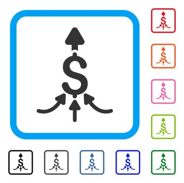 Ödemeler çerçeveli simgesini birleşin