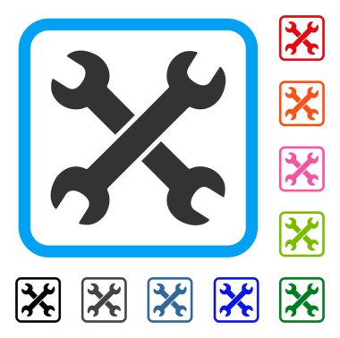 Simge anahtarı çerçeveli