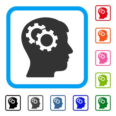 Akıl Gears simgesi çerçeveli