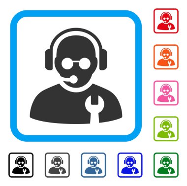 Hizmet işleç simgesini çerçeveli