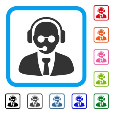 Destek Yöneticisi simgesini çerçeveli