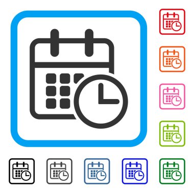 Takvim simgesini çerçeveli