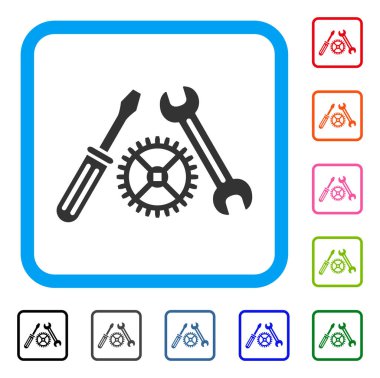 Hizmet ayarlama simgesini çerçeveli