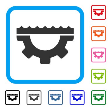 Su Servisi dişli simgesini çerçeveli