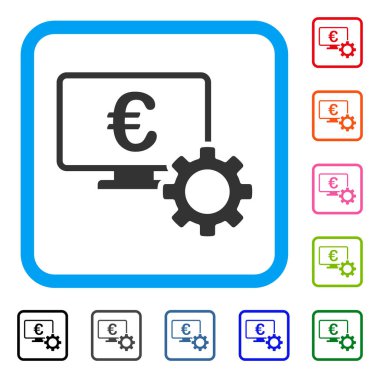 Euro Online Bank yapılandırma simgesi çerçeveli