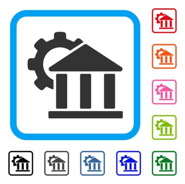 Banka ayarları simgesi çerçeveli