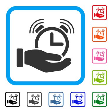 Alarm hizmeti simge çerçeveli