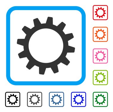 Dişli simgesini çerçeveli