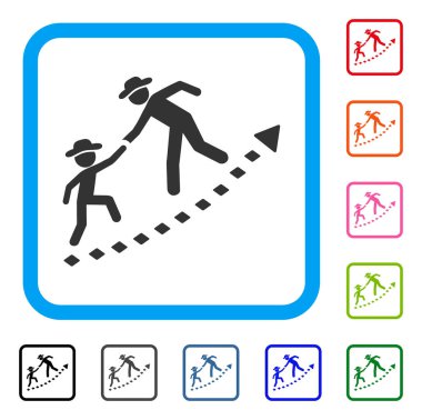 Eğitim büyüme simgesi çerçeveli