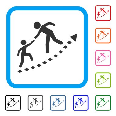 Eğitim ilerleme simgesini çerçeveli