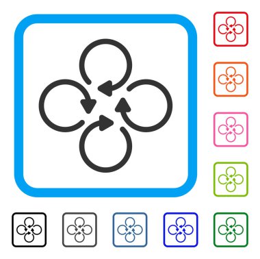 Döndürme simgesini çerçeveli