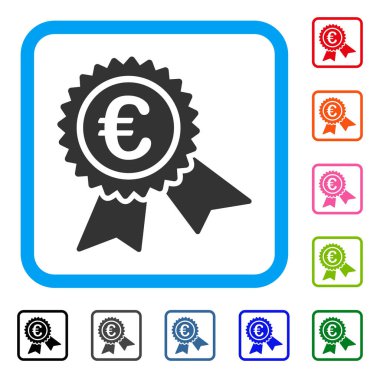 Avrupa garantisi Seal simgesi çerçeveli