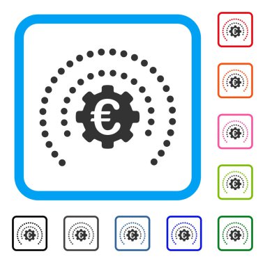 Euro endüstriyel sigorta simge çerçeveli
