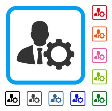 Asker simgesi çerçeveli