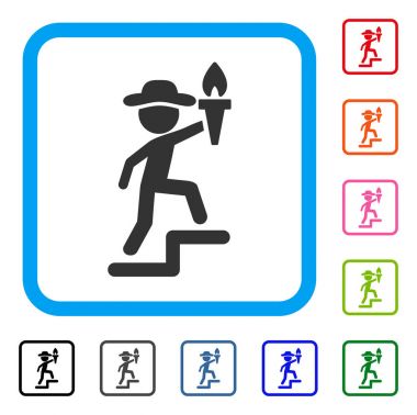 Beyefendi lideri simgesi çerçeveli