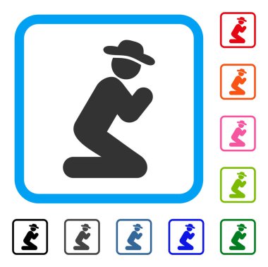 Beyefendi, dua simgesi çerçeveli