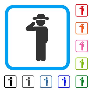 Beyefendi Selam simgesi çerçeveli