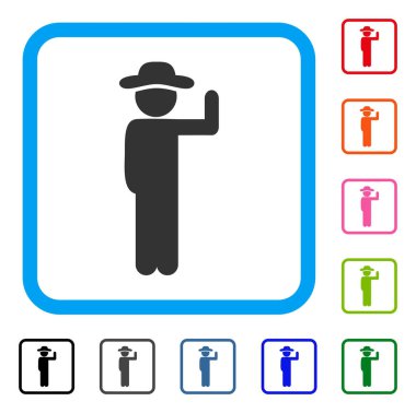 Beyefendi oy simgesi çerçeveli