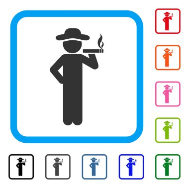 Simge yasaktır beyefendi çerçeveli