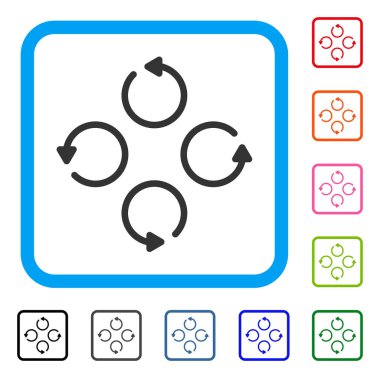 Döndürme simgesini çerçeveli