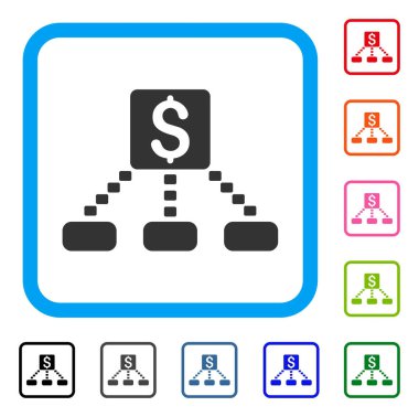 Fişleri Paraya Çevirme şeması simgesi çerçeveli