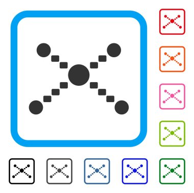 Noktalı bağlantıları simgesini çerçeveli