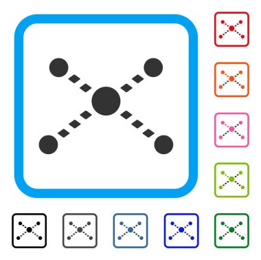 Noktalı bağlantıları simgesini çerçeveli