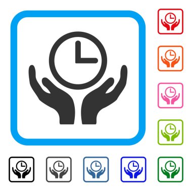 Simge saat bakım çerçeveli