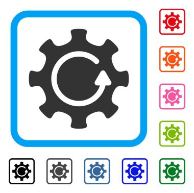 COG döndürme yönünü simgesi çerçeveli