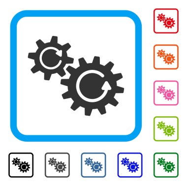 SMM döndürme simgesi çerçeveli