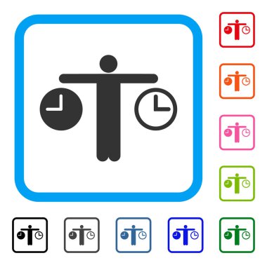 Saat çerçeveli simgesini karşılaştırın