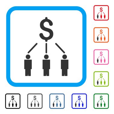 Crowdfunding simgesi çerçeveli