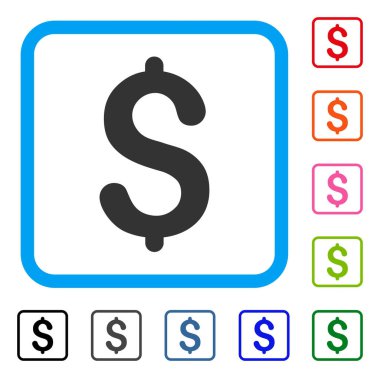 Dolar simgesi çerçeveli