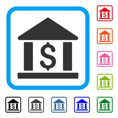 Doları banka simgesi çerçeveli